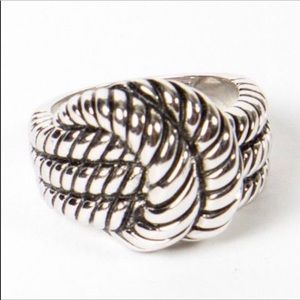 🆕 Lia Sophia Love Knot Silver Ring- NEW (7)